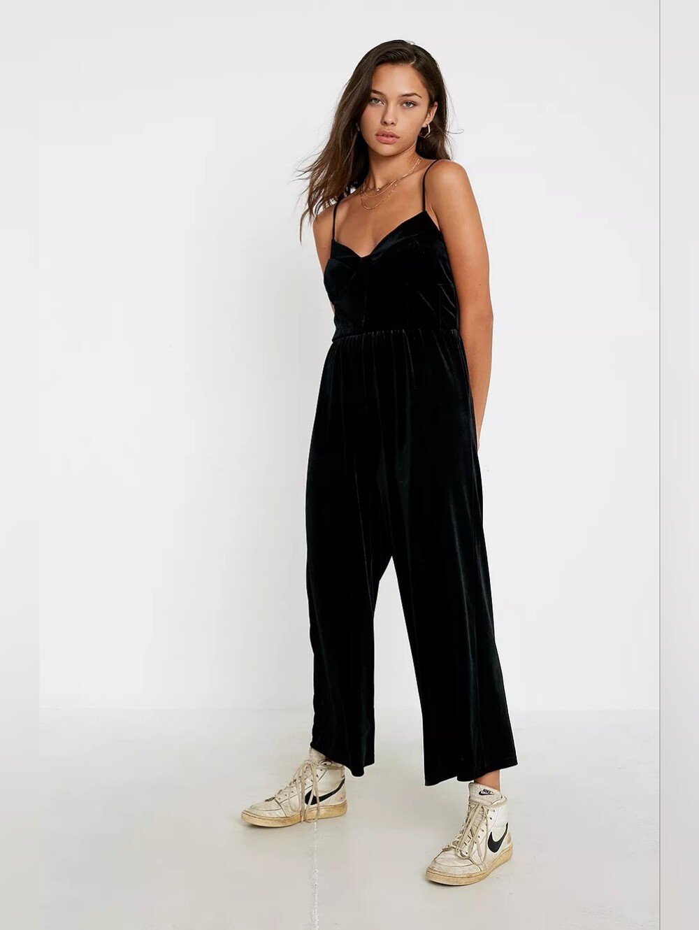 Urban Outfitters Simi Velvet Jumpsuit